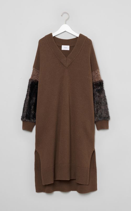 エコファーニットドレス