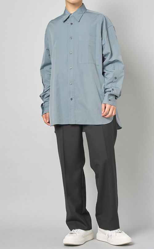 タフタオーバーシャツ