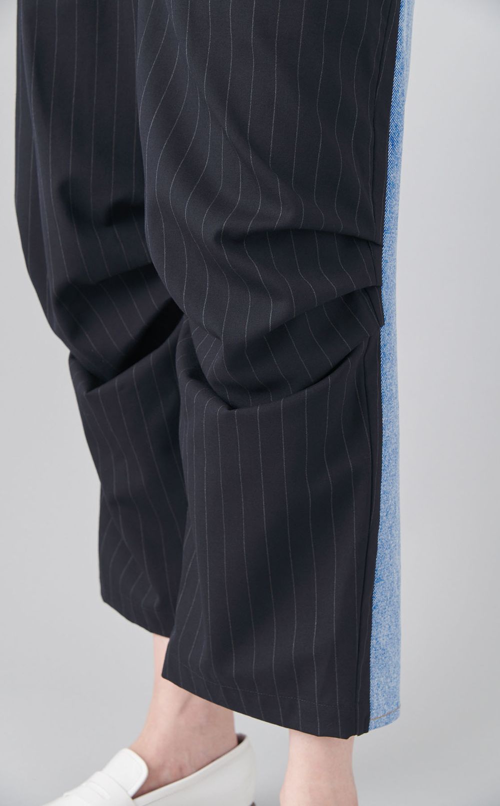 【reADdress】スラックスドッキングデニム