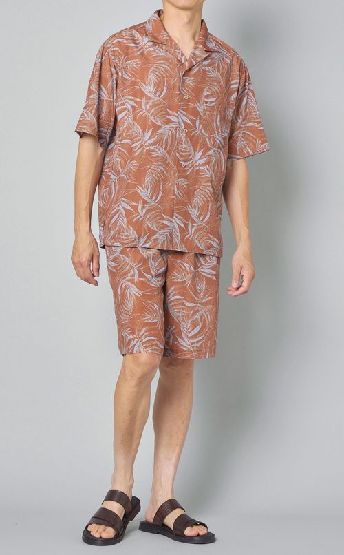 ロンシャンプリントショートパンツ