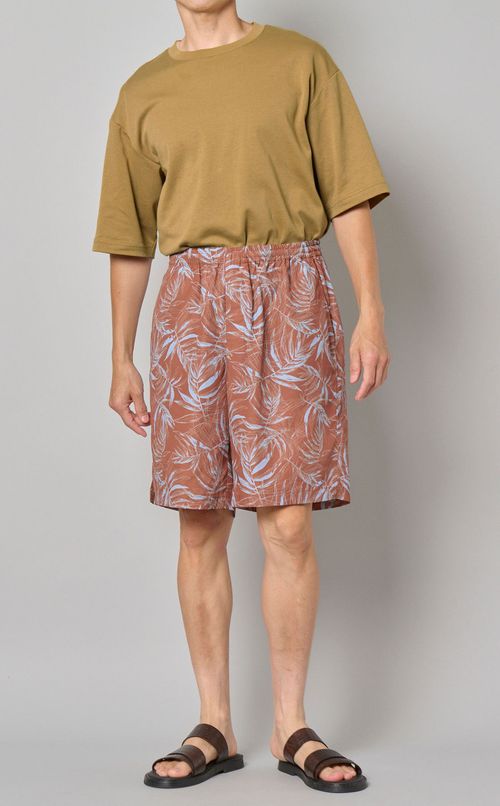 ロンシャンプリントショートパンツ