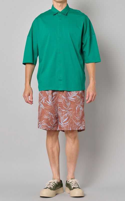 ロンシャンプリントショートパンツ