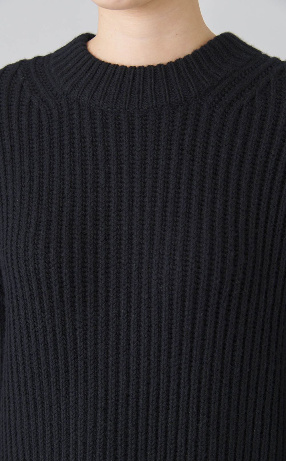 ウールニットミニワンピース