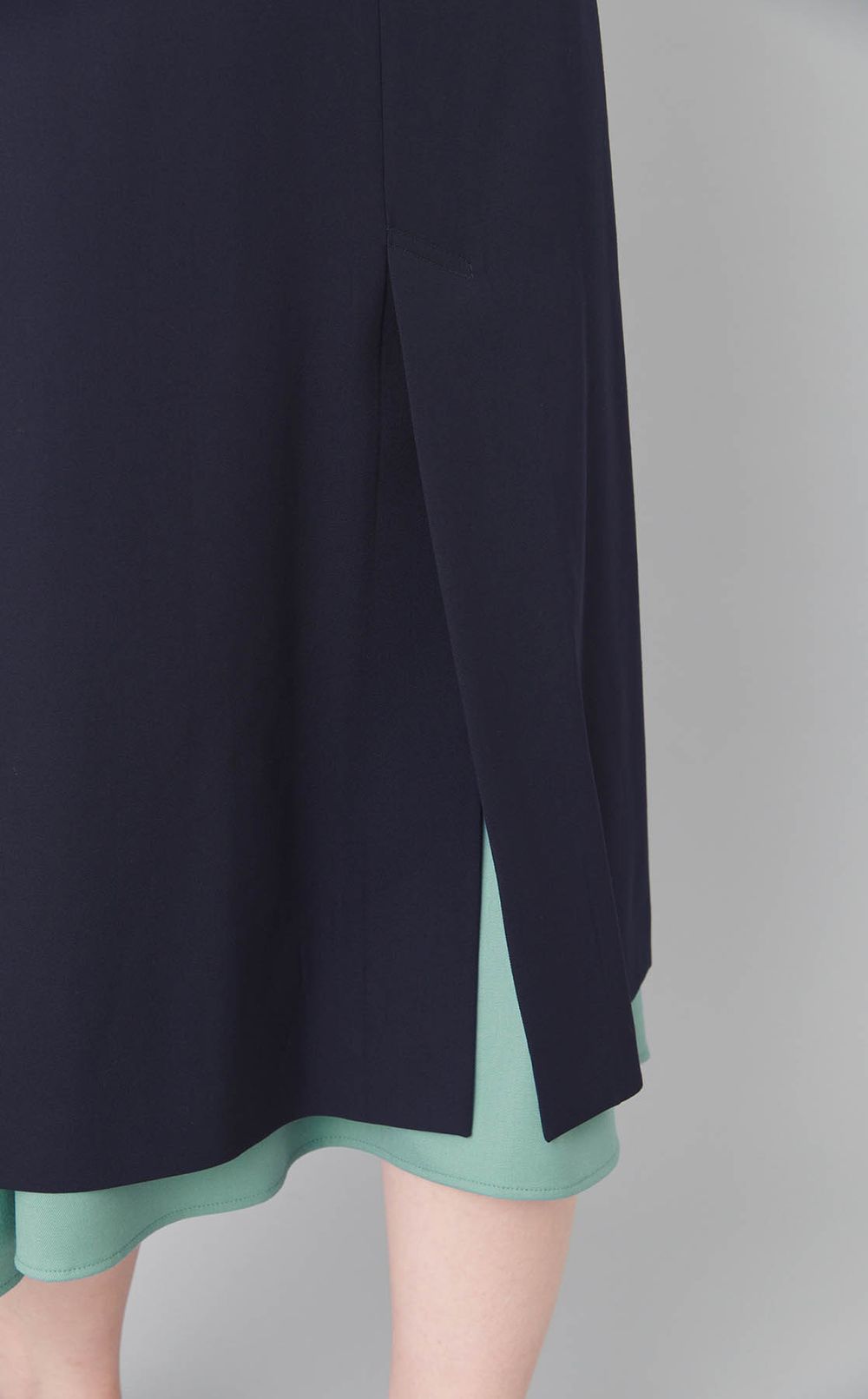 ウールギャバジンガウンコート