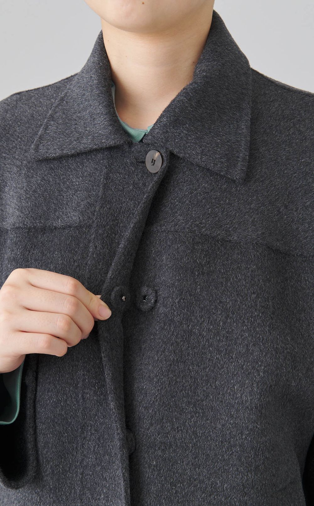 ウールショートコート