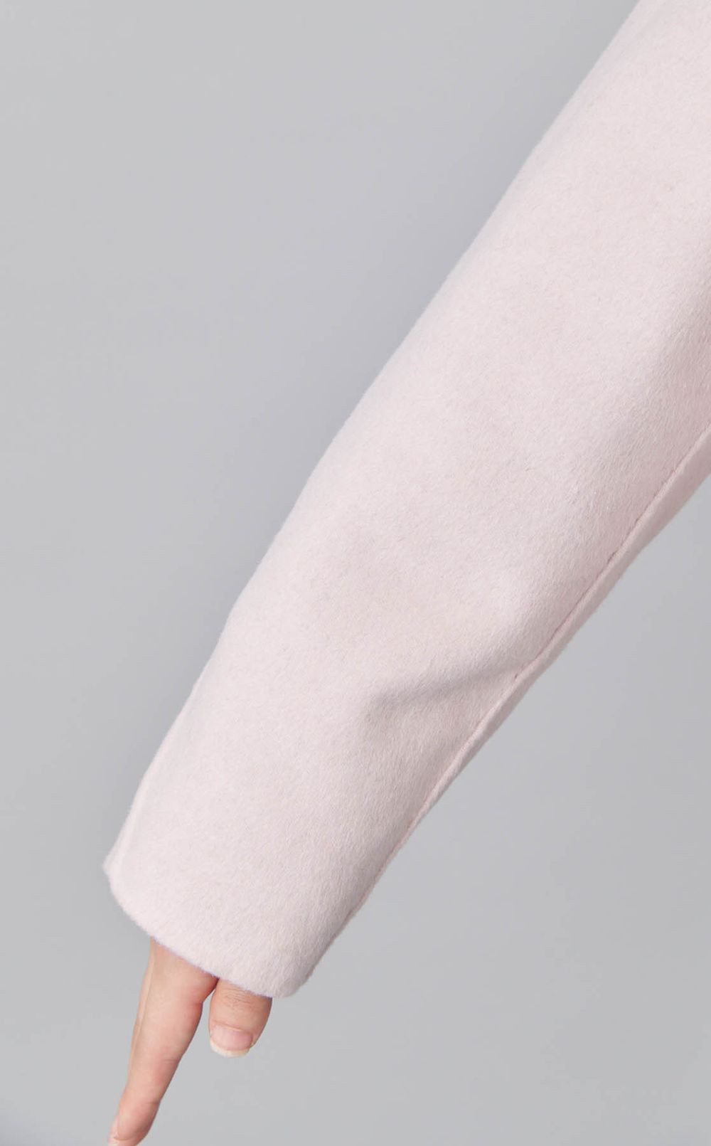 リバーシブルノーカラーブルゾン