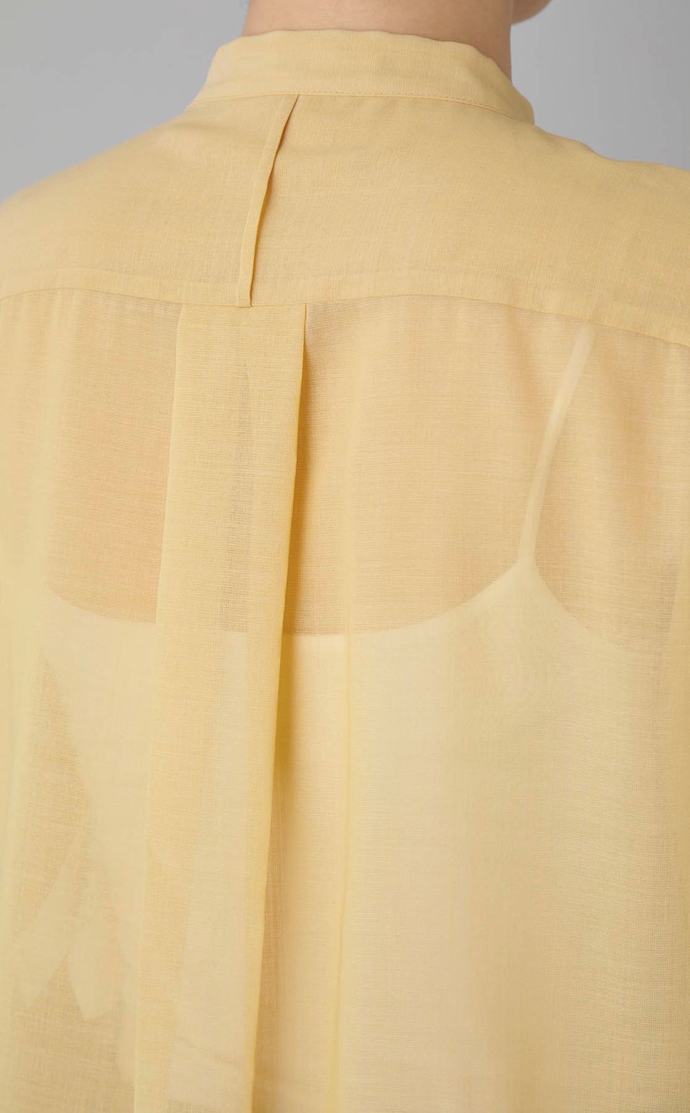 シアーウールビックボウタイブラウス