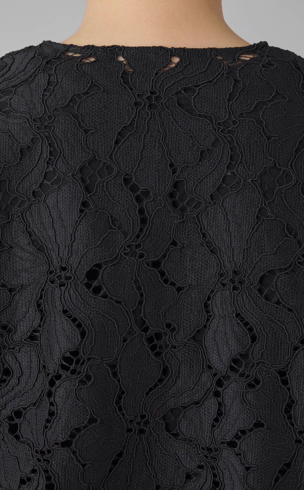 フラワーコードレースブルゾン