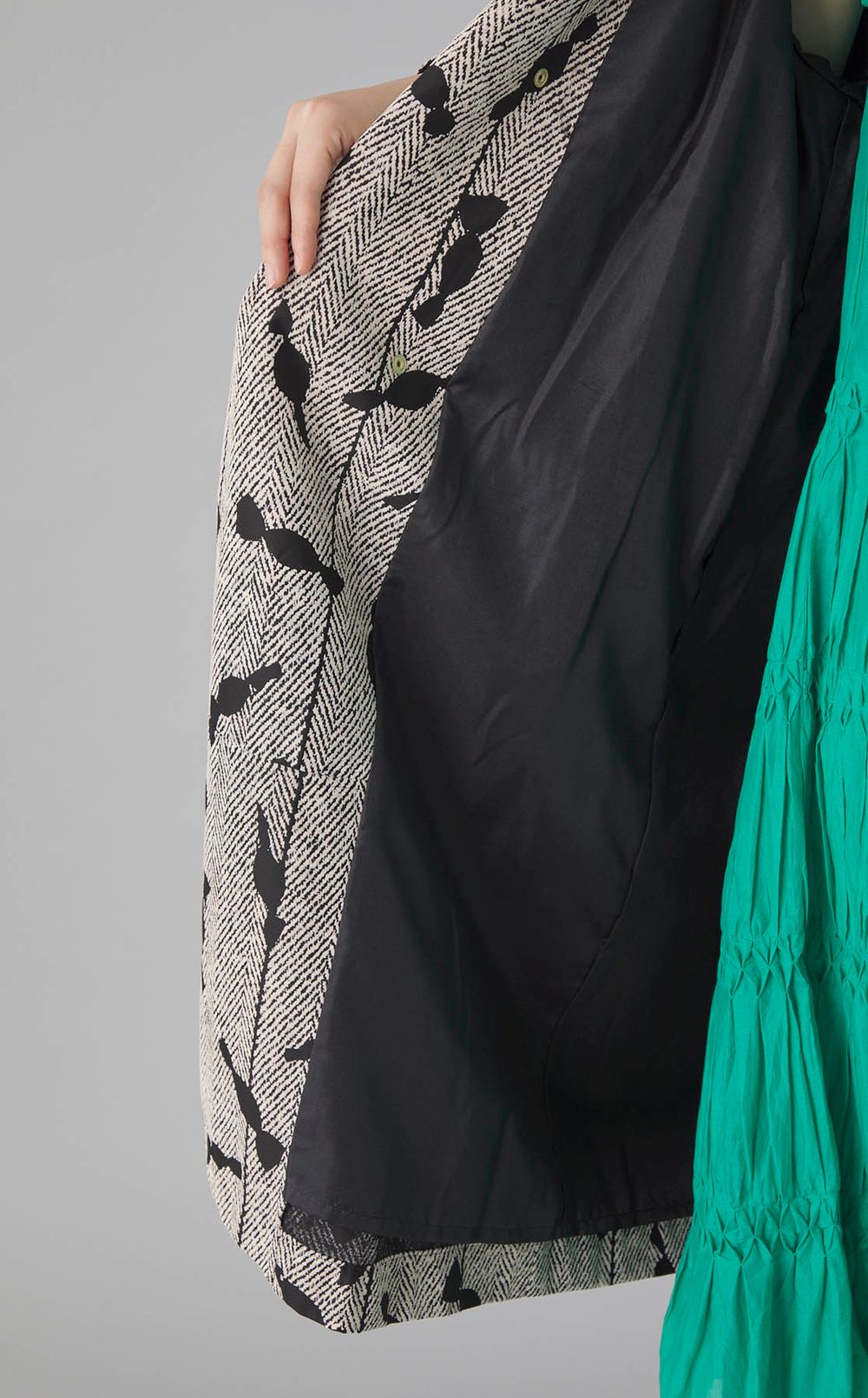 キャンディプリントロングコート