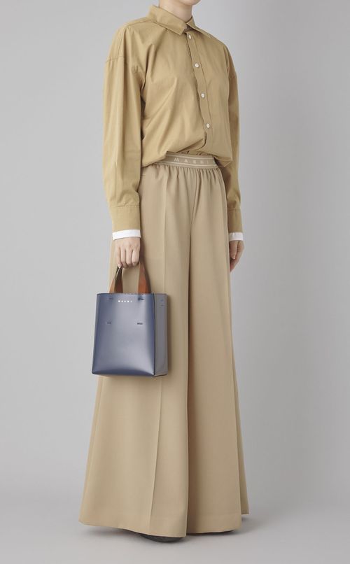 ロゴウエストセンタープレスパンツ