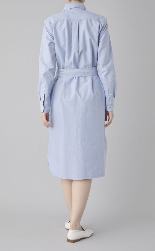 オックスフォードシャツワンピース