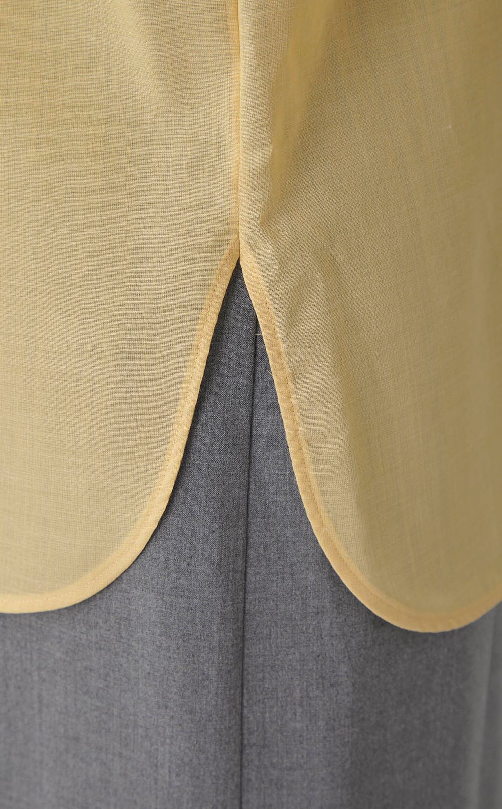 シアーウールビックボウタイブラウス