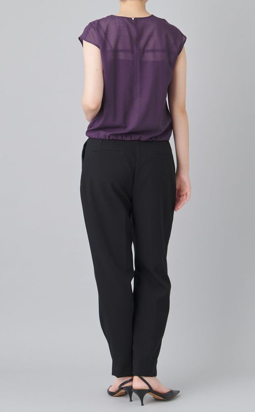 ウールボイルフリルブラウス