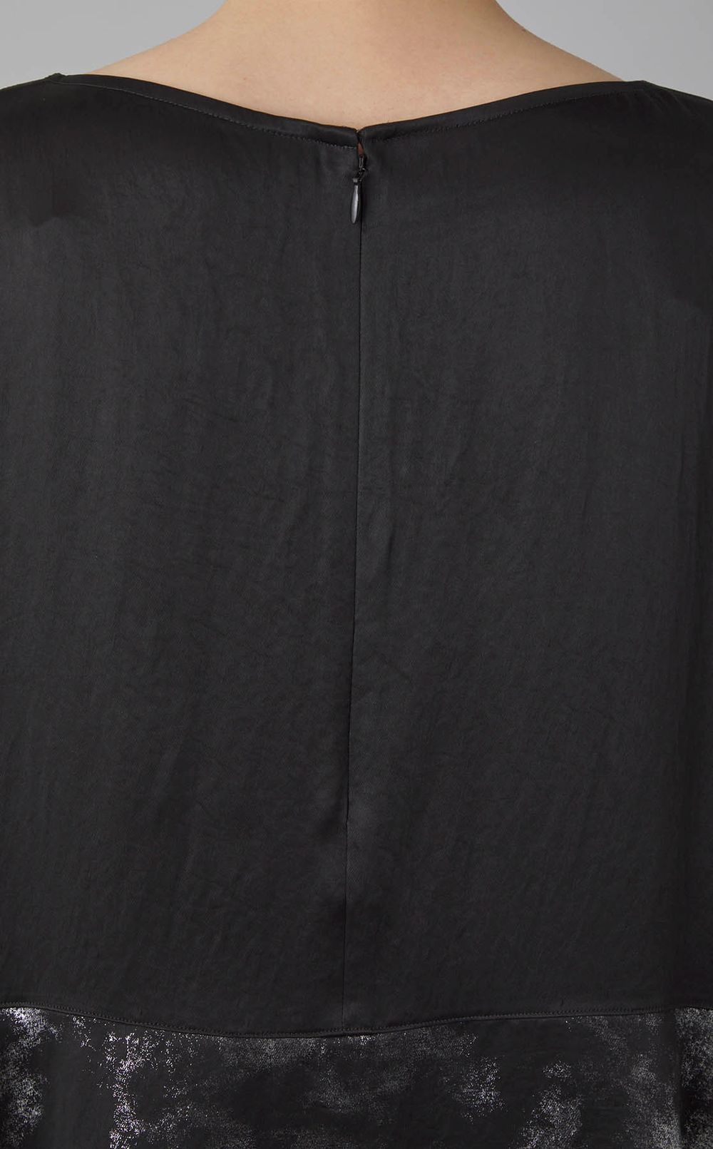 プリントドレープボリュームワンピース