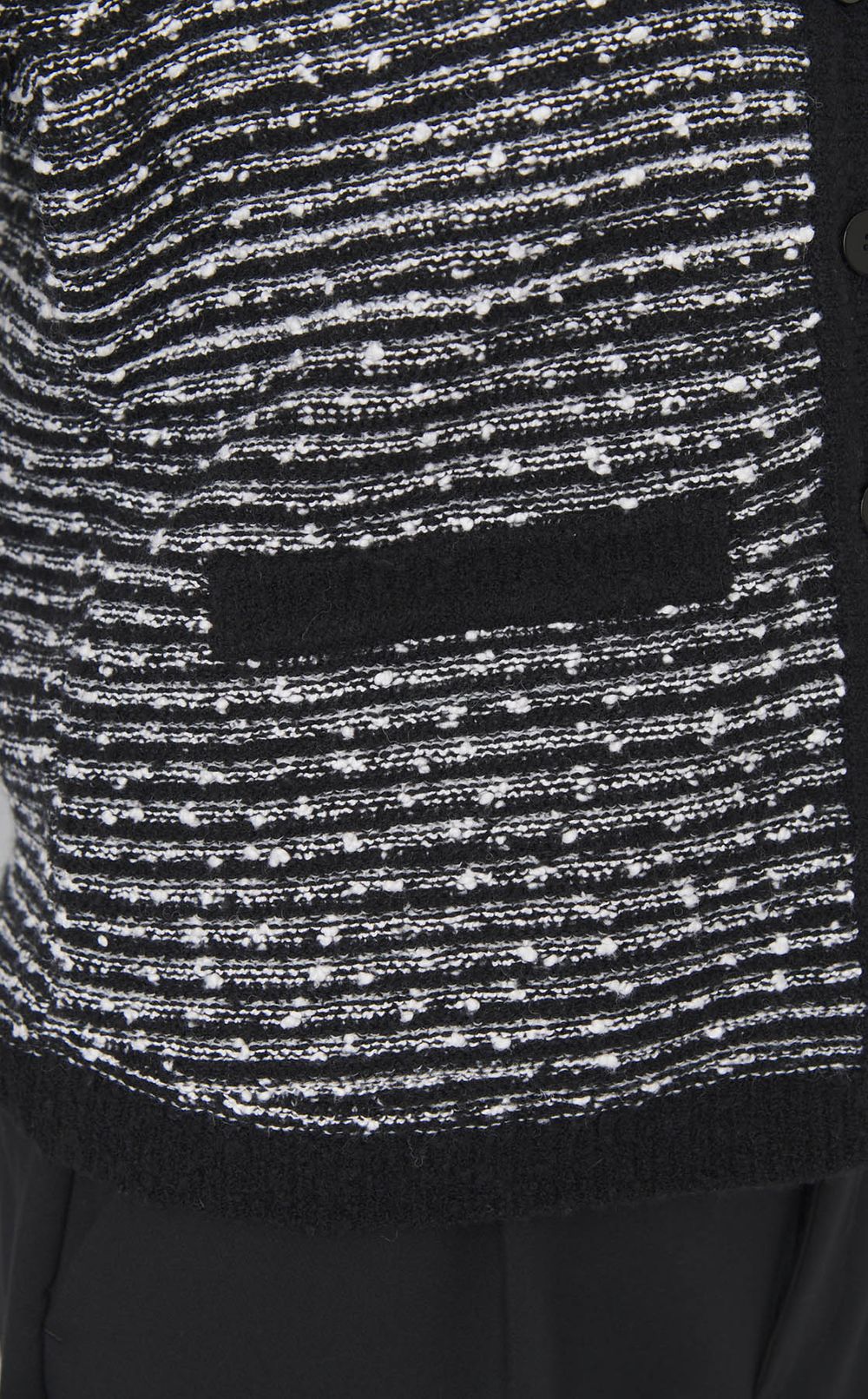 ツイード調Vネックカーディガン