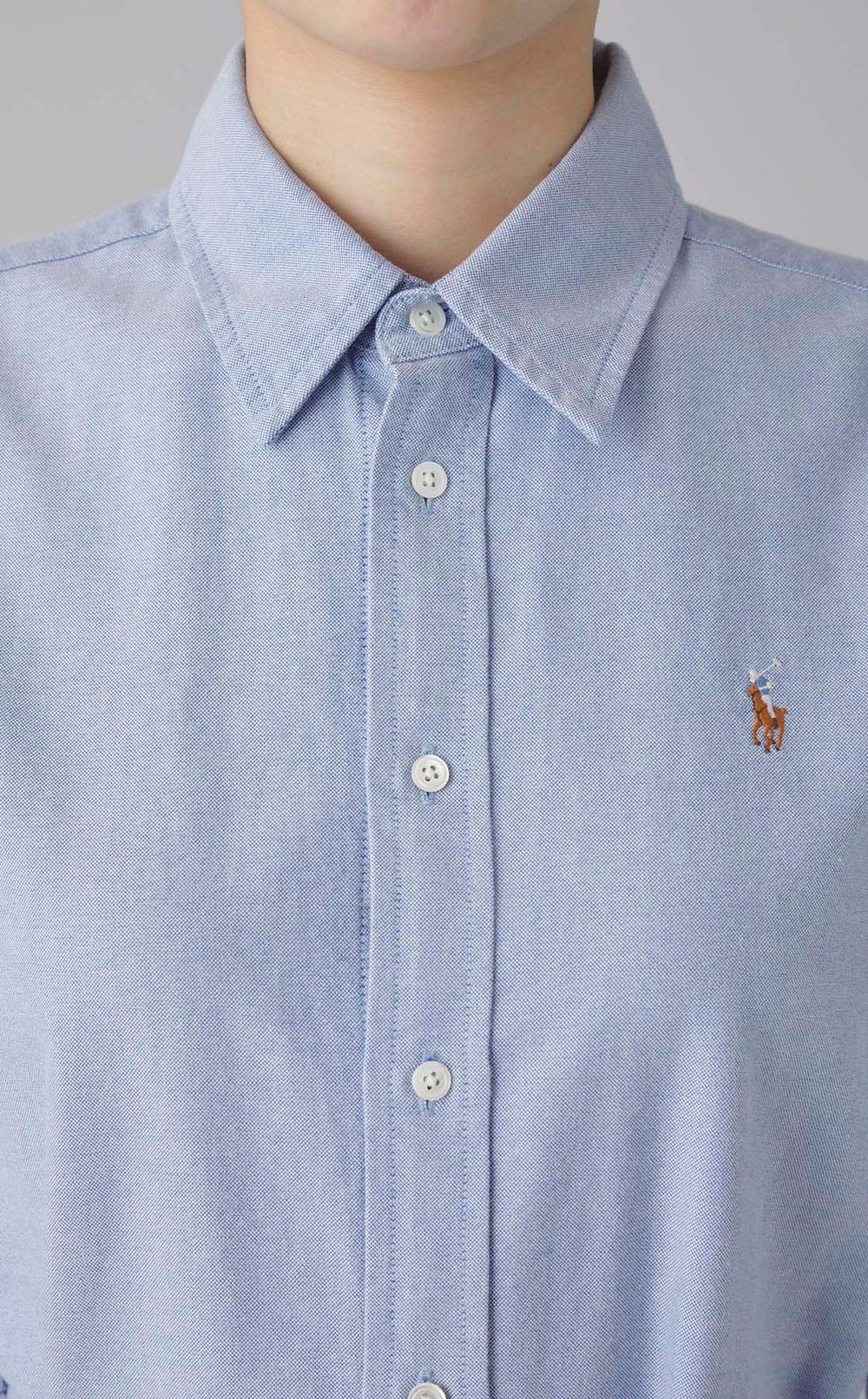 オックスフォードシャツワンピース