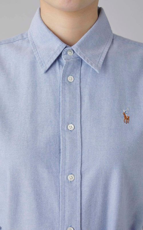 オックスフォードシャツワンピース