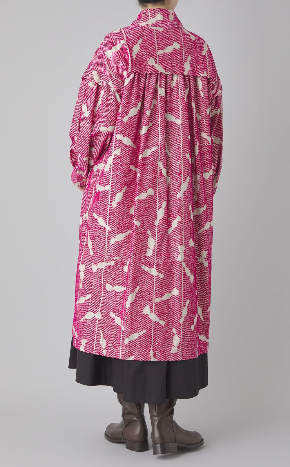 キャンディプリントロングコート