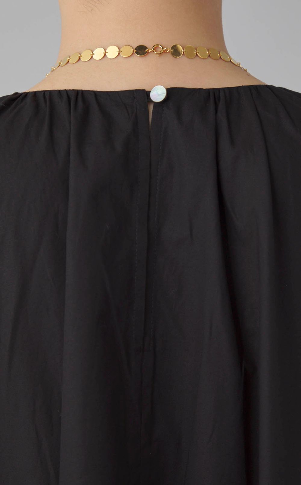 サークルプレートチェーンネックレス