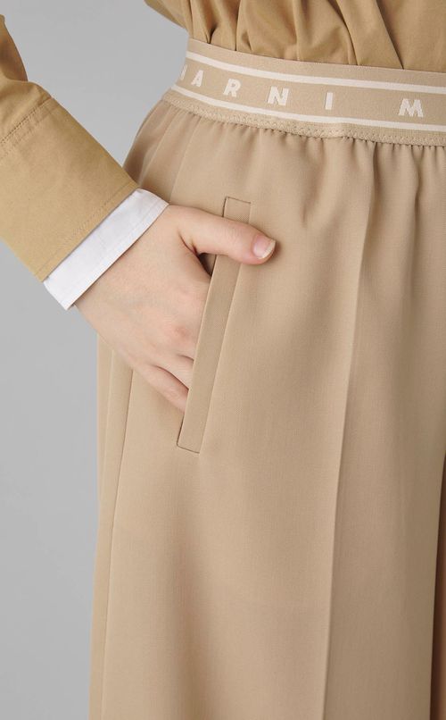 ロゴウエストセンタープレスパンツ