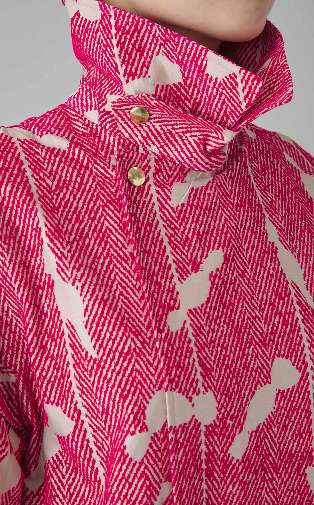 キャンディプリントロングコート