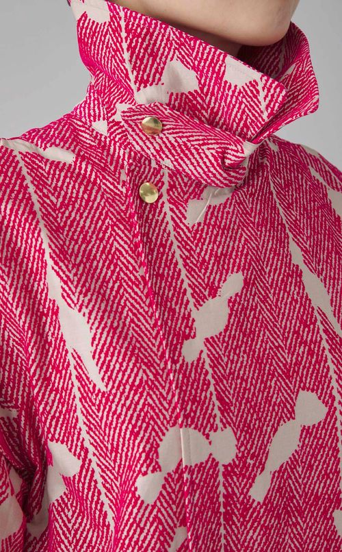 キャンディプリントロングコート