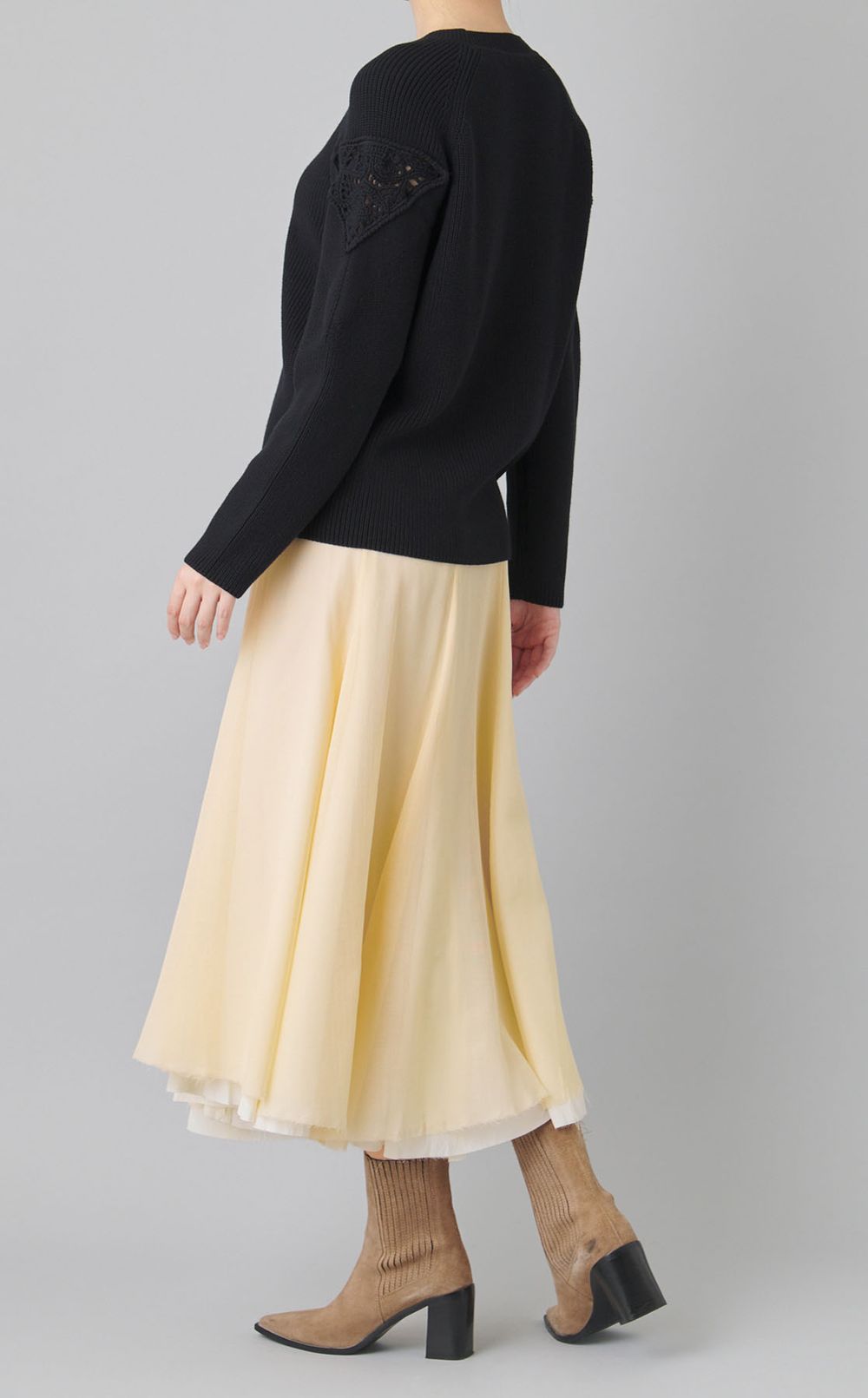 カギ編みパッチワークニット