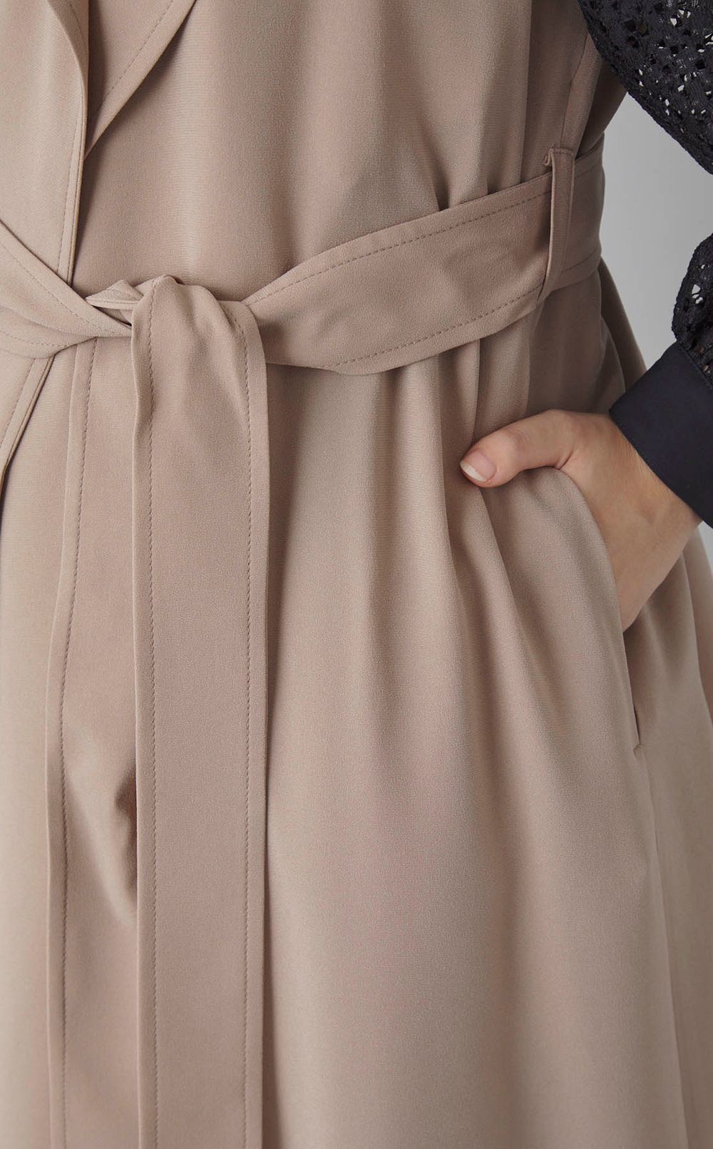 ラップデザインロングジレ