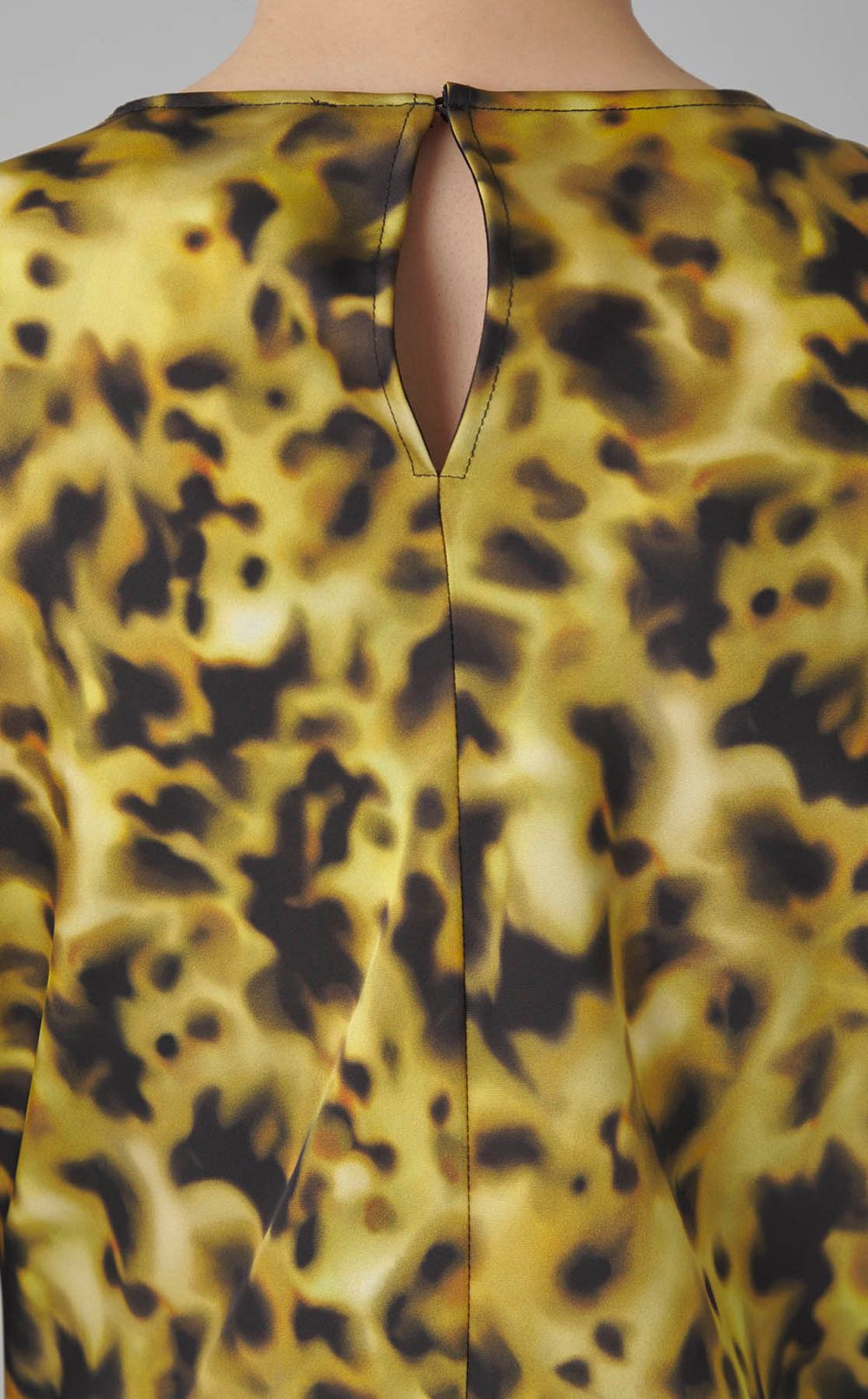 スポットプリントロングワンピース