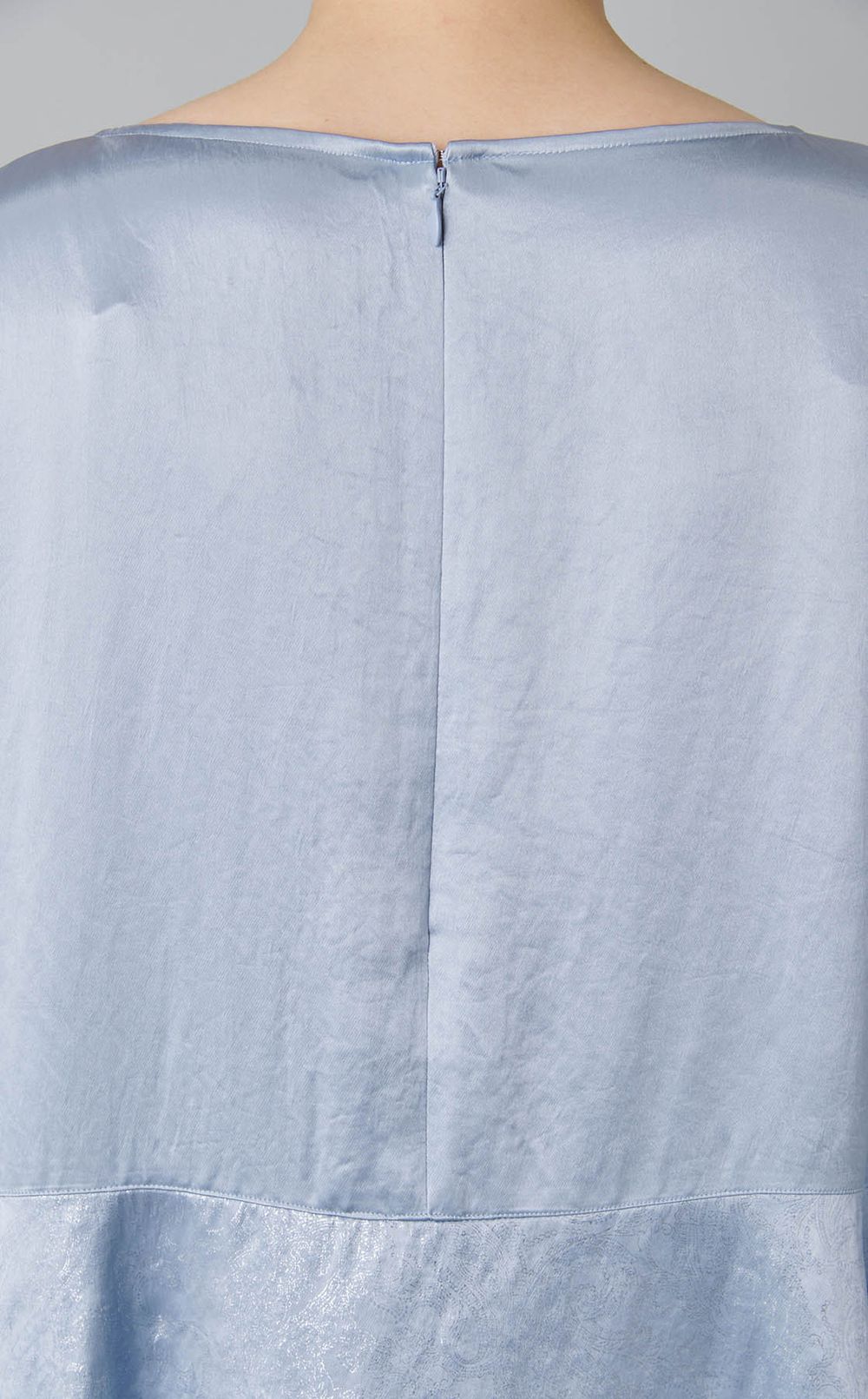 プリントドレープボリュームワンピース