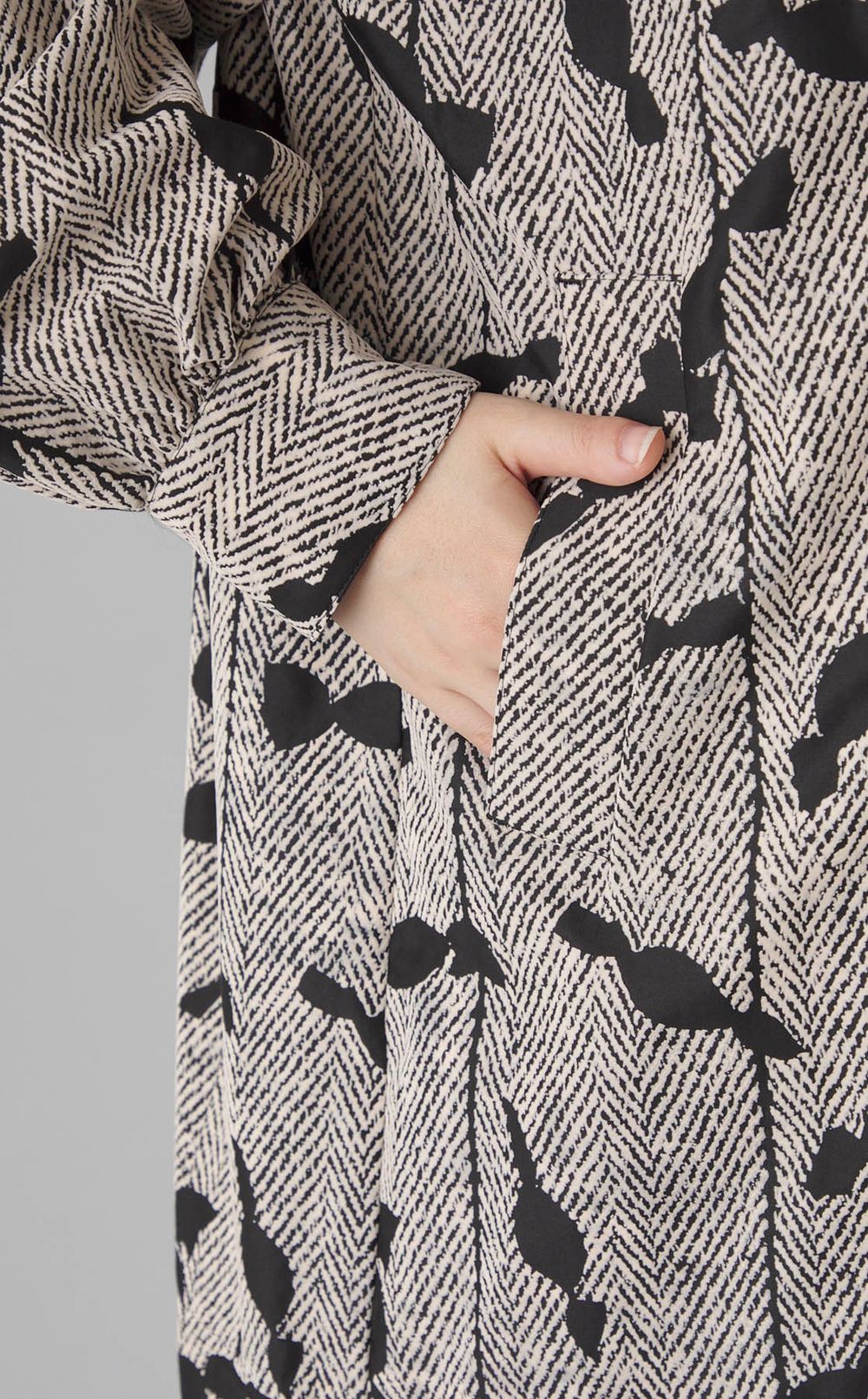 キャンディプリントロングコート