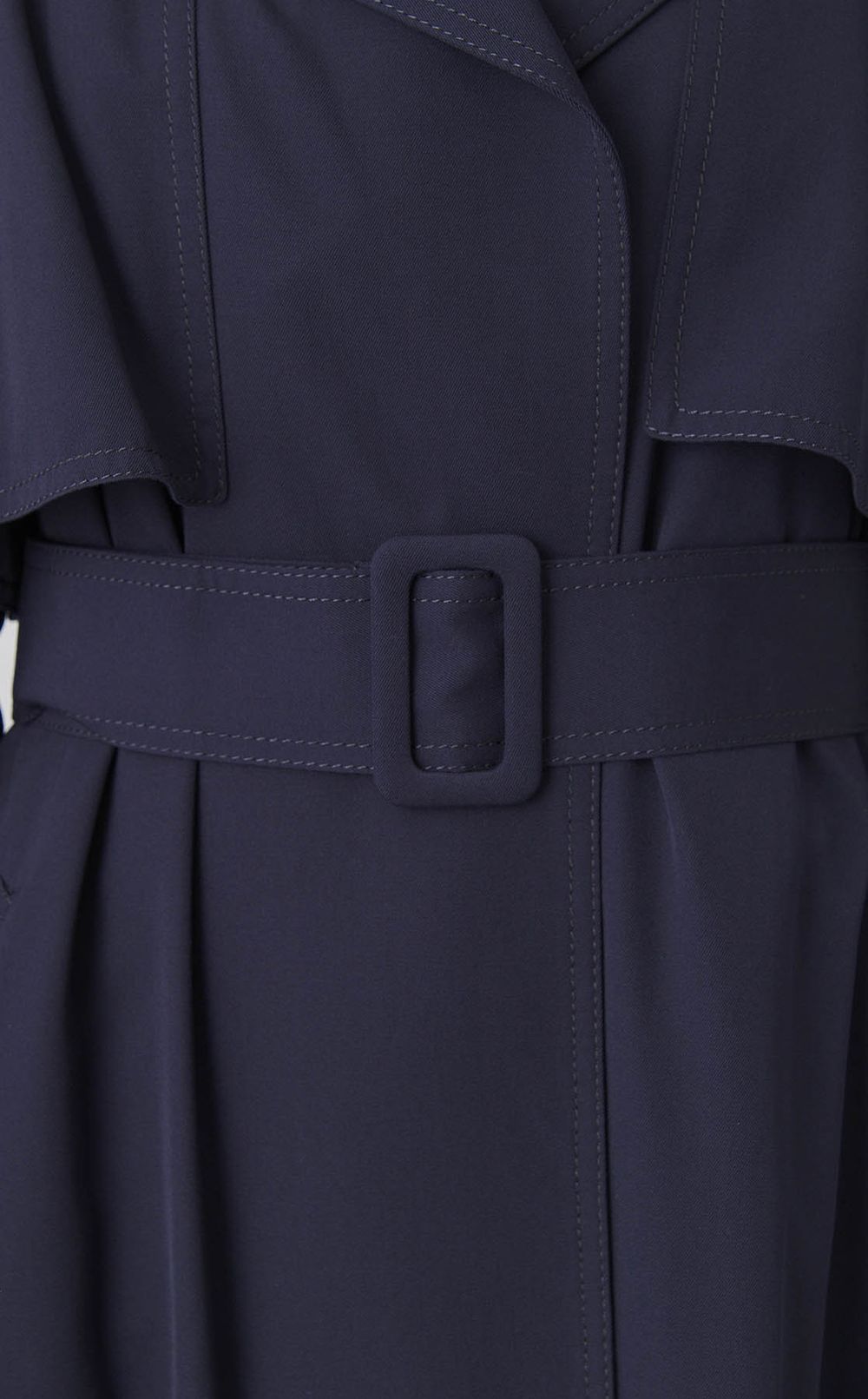 ウールギャバジンガウンコート