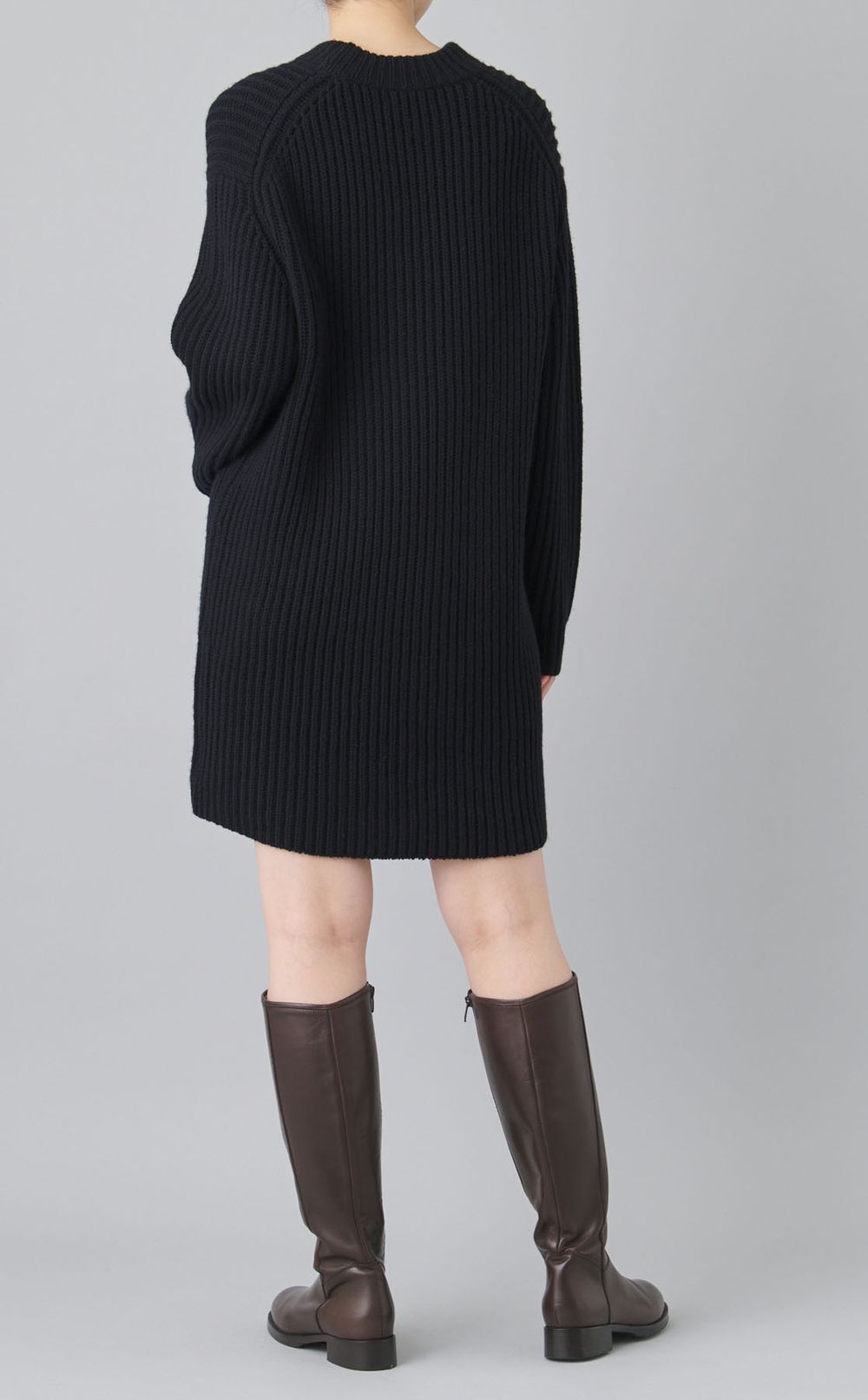 ウールニットミニワンピース