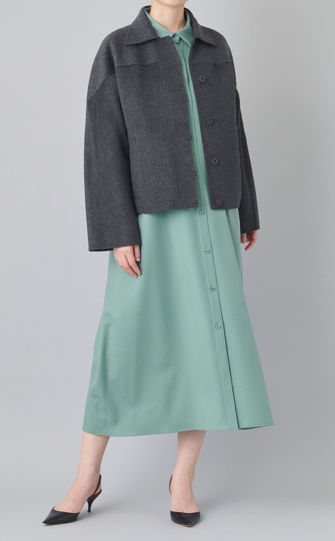 PREMISE FOR theory luxe ウールショートコート 040 Theory luxe｜ウールショートコート