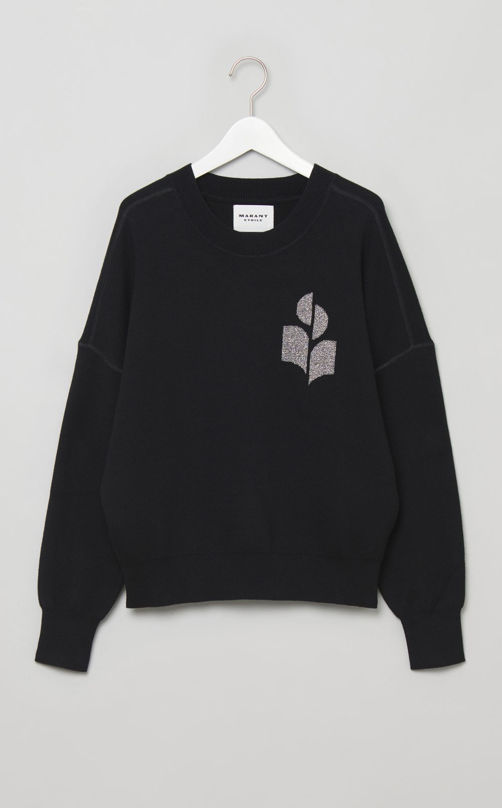 ウール混クルーネックプルオーバー