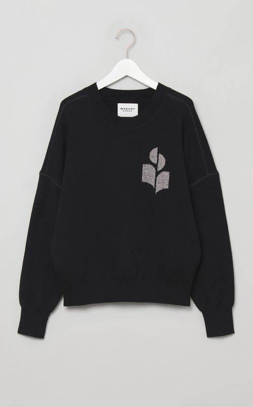 ウール混クルーネックプルオーバー