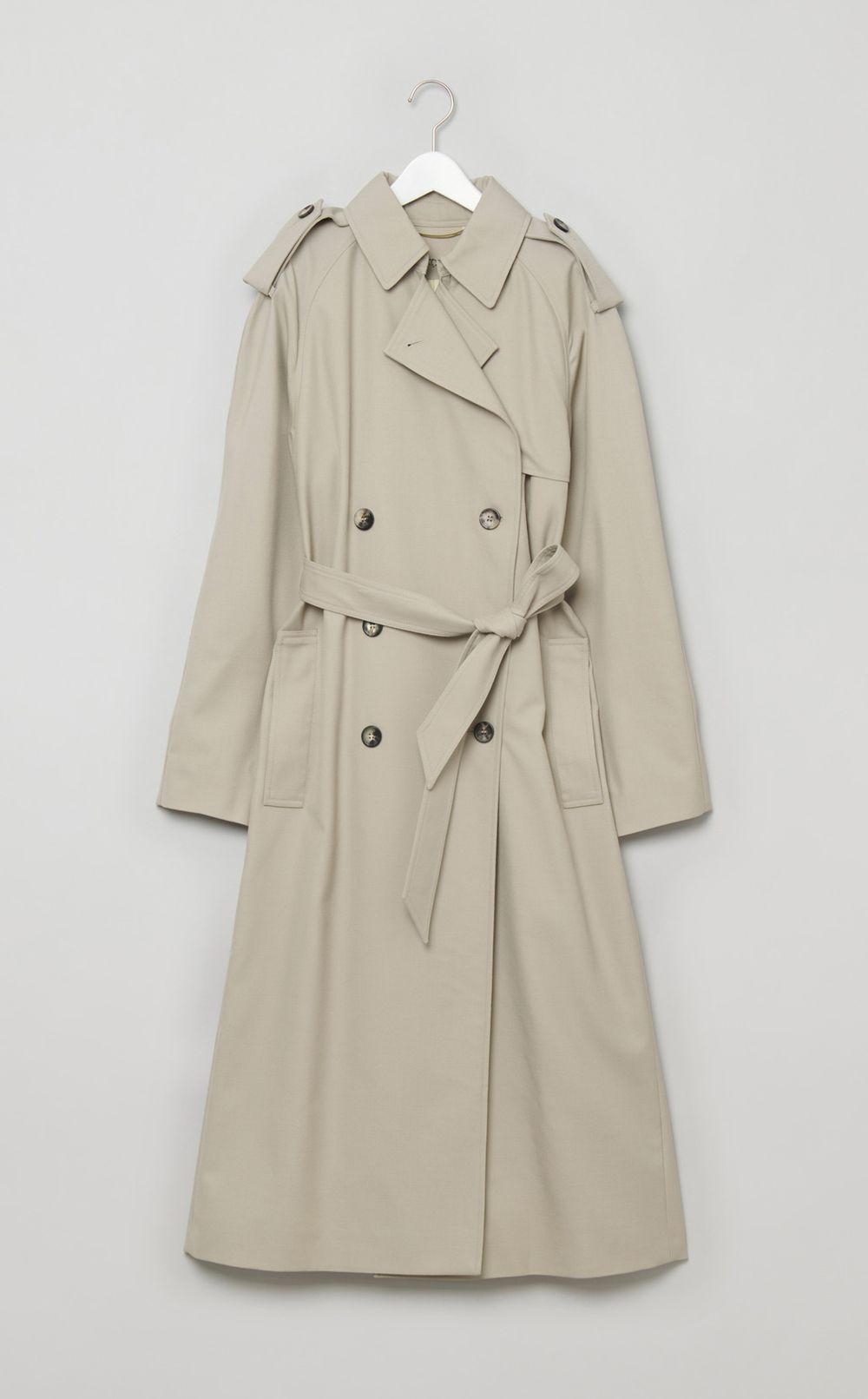 ウールオーバーサイズトレンチコート