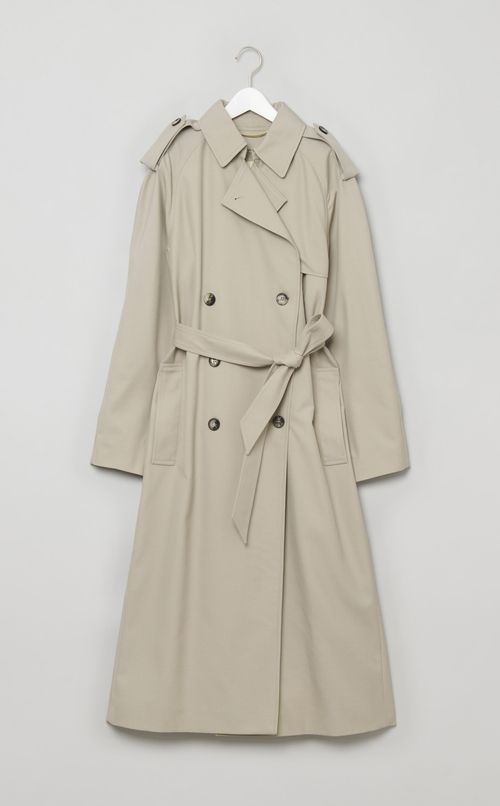 ウールオーバーサイズトレンチコート
