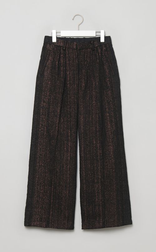 グリッターツイードナイロンパンツ