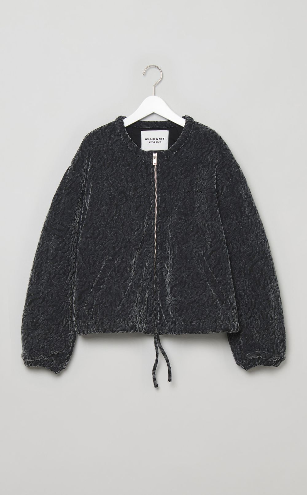 シャーリングボンバーブルゾン