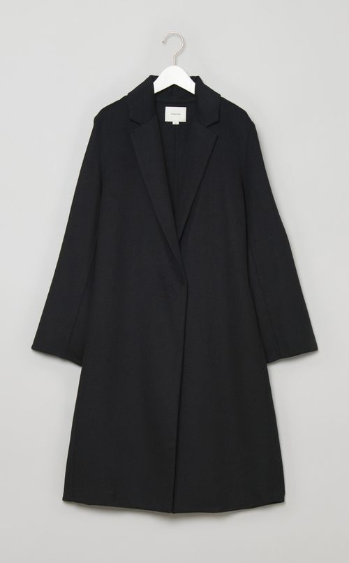 ウール比翼シングルコート