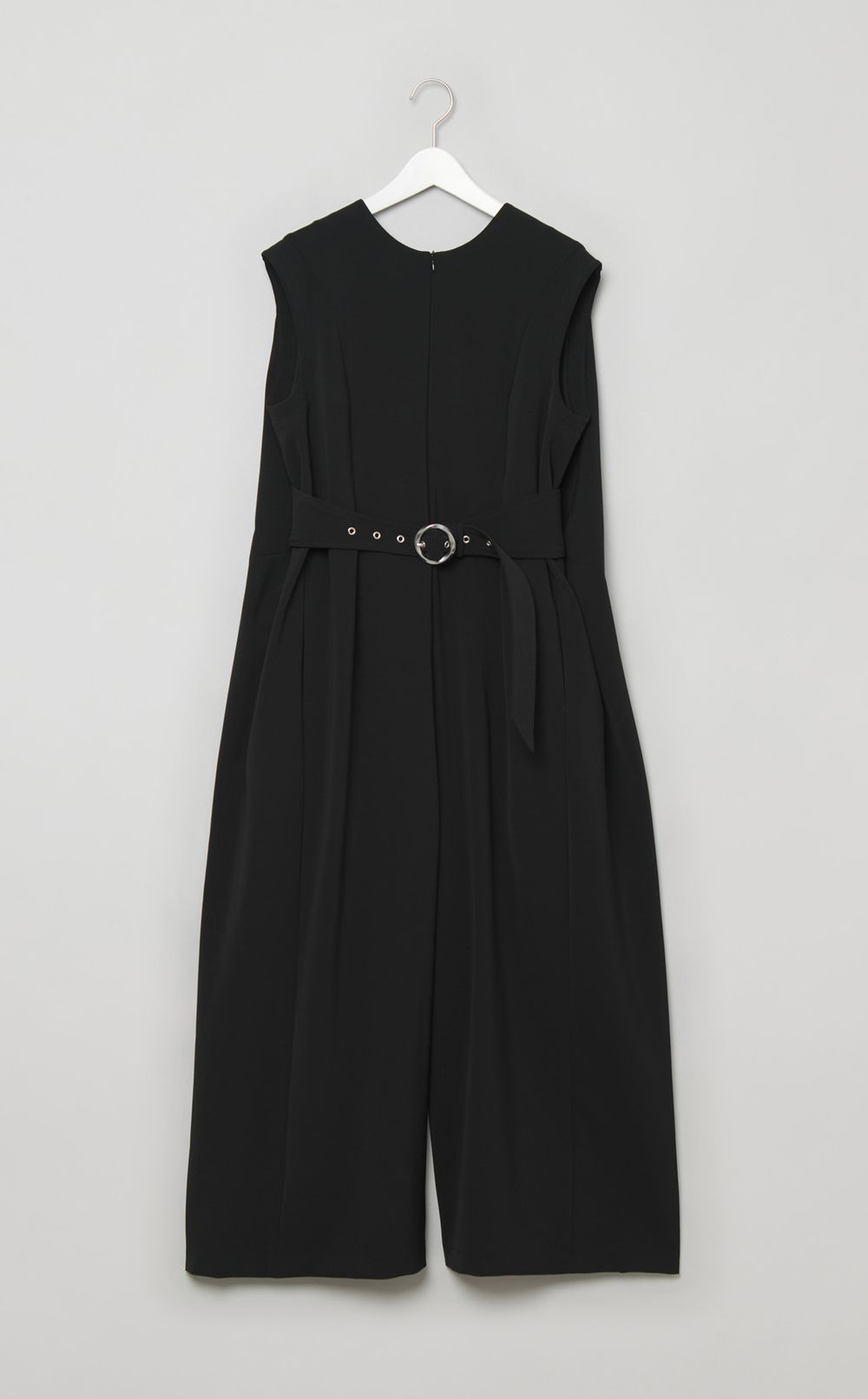 ノースリーブベルテッドジャンプスーツ