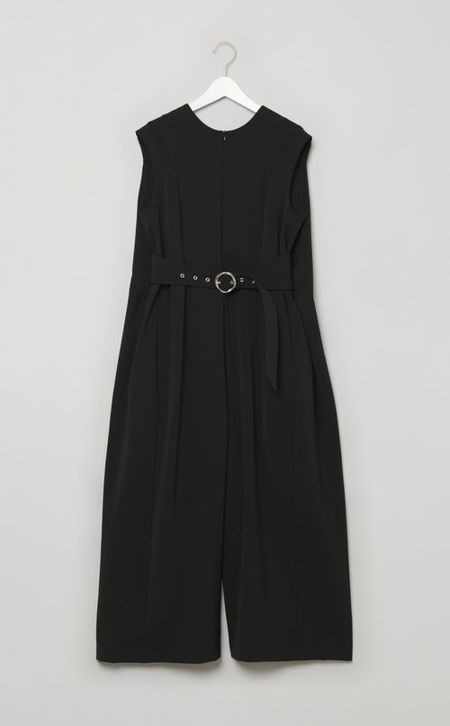 ノースリーブベルテッドジャンプスーツ