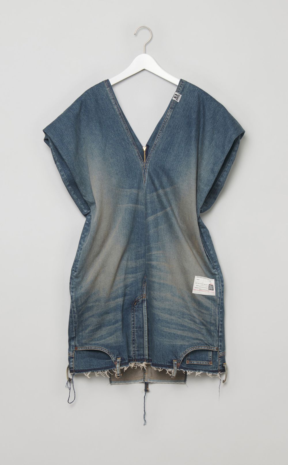 アップサイドダウンデニムドレス