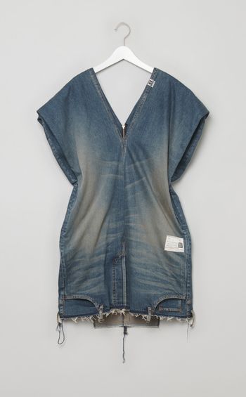 アップサイドダウンデニムドレス
