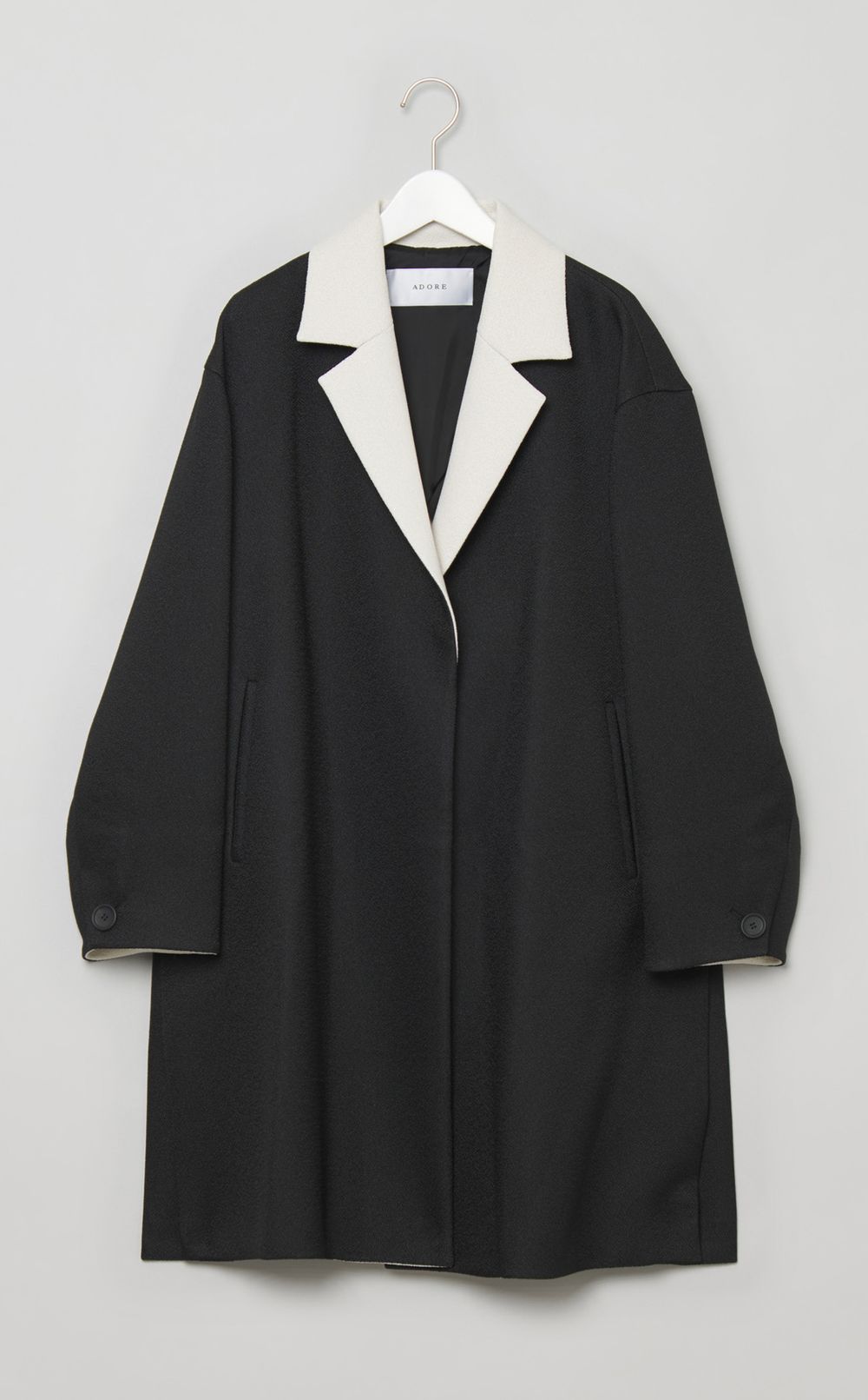 ジャージーテーラードコート