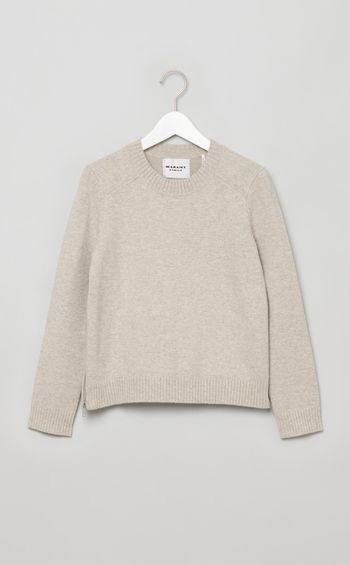 ウールクルーネックニットプルオーバー