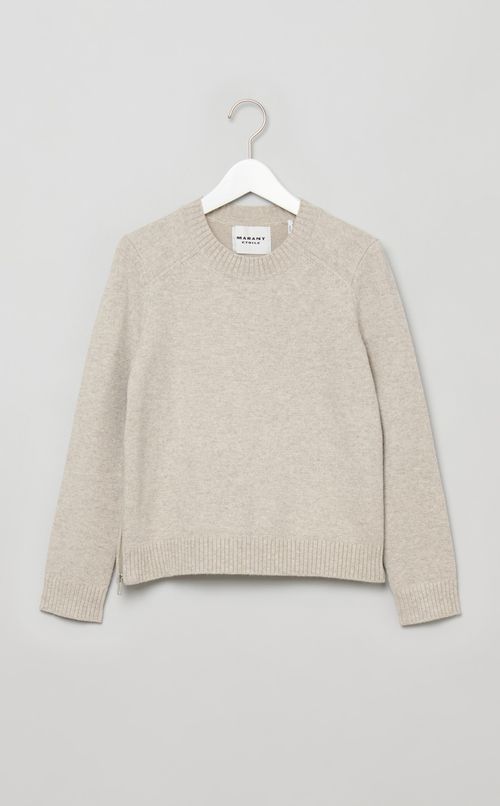 ウールクルーネックニットプルオーバー