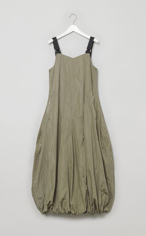 ショルダーベルトバルーンワンピース