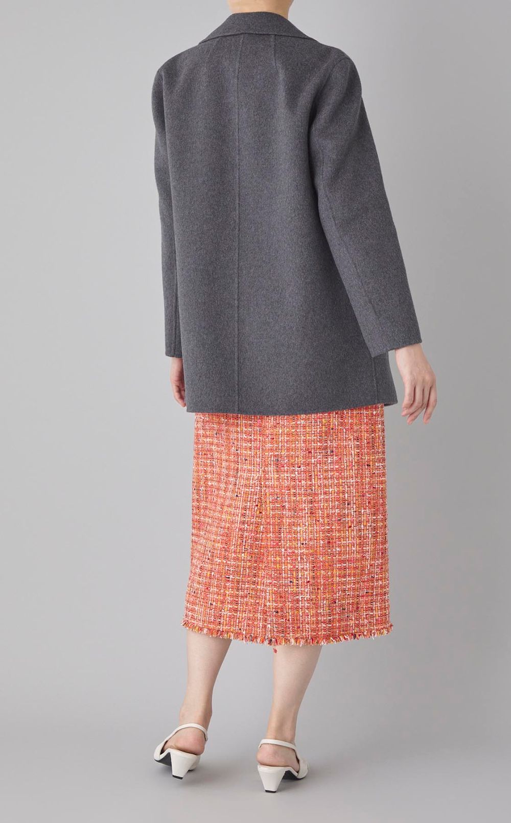 ダブルフェイスジャケットコート